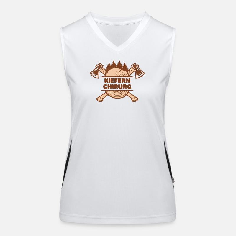 Kiefern Chirurg Funktionelles Kontrast-Tank Top für Frauen