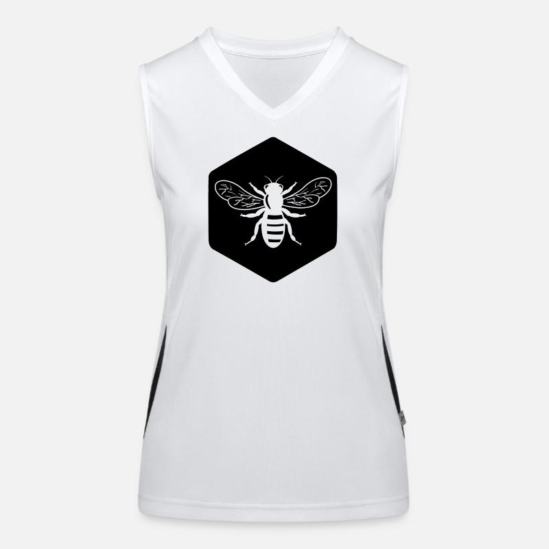 When cut out in honeycomb Women's Functional Contrast Tank Top