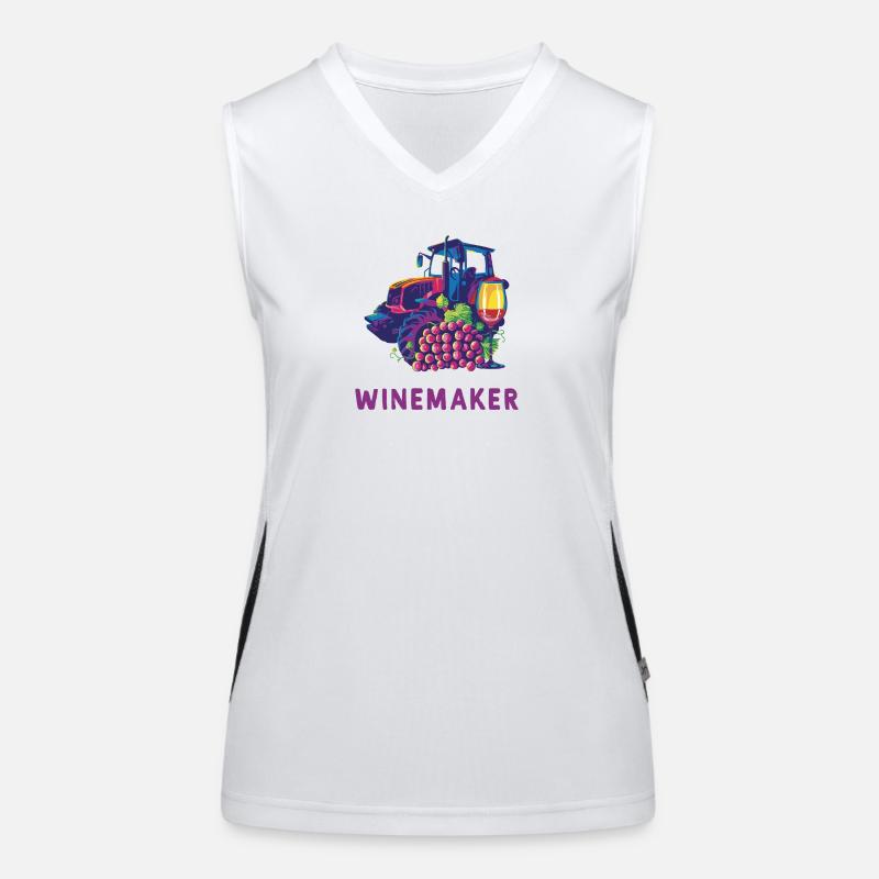 Winzer Design Funktionelles Kontrast-Tank Top für Frauen