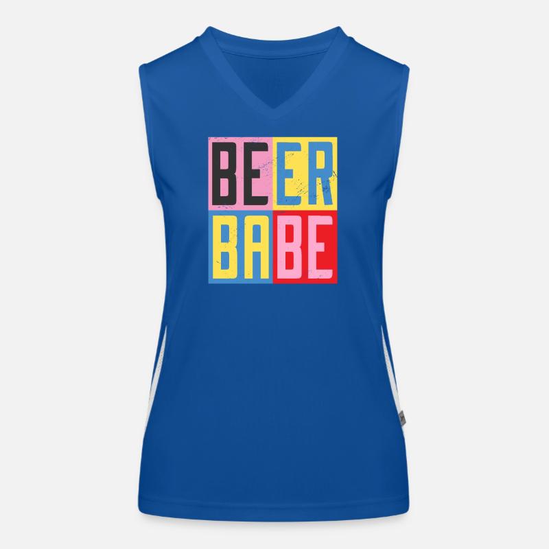 Beer Babe Women's Functional Contrast Tank Top