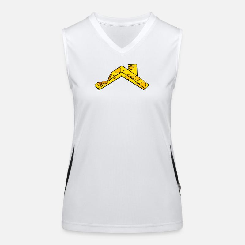 Käse Dach Funktionelles Kontrast-Tank Top für Frauen
