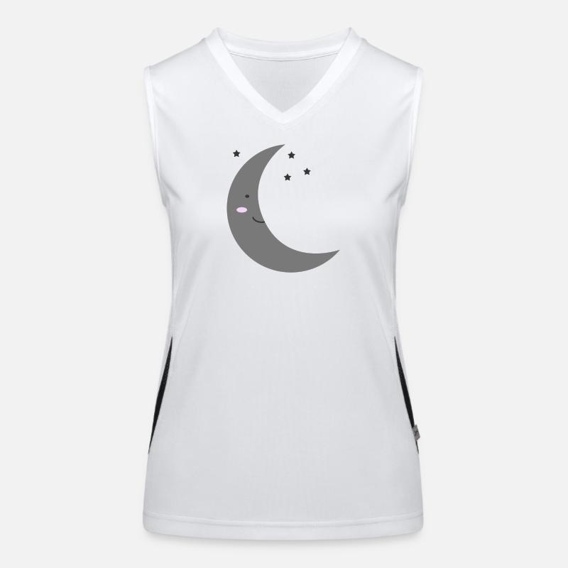 Moon Kawaii Women's Functional Contrast Tank Top
