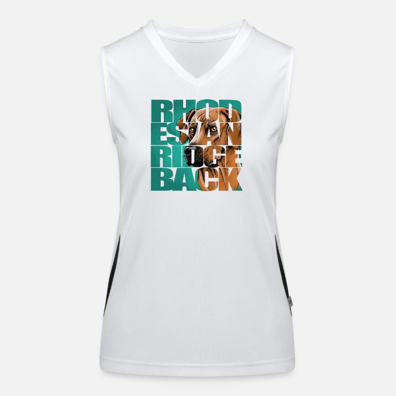 Rhodesian Ridgeback Women's Functional Contrast Tank Top