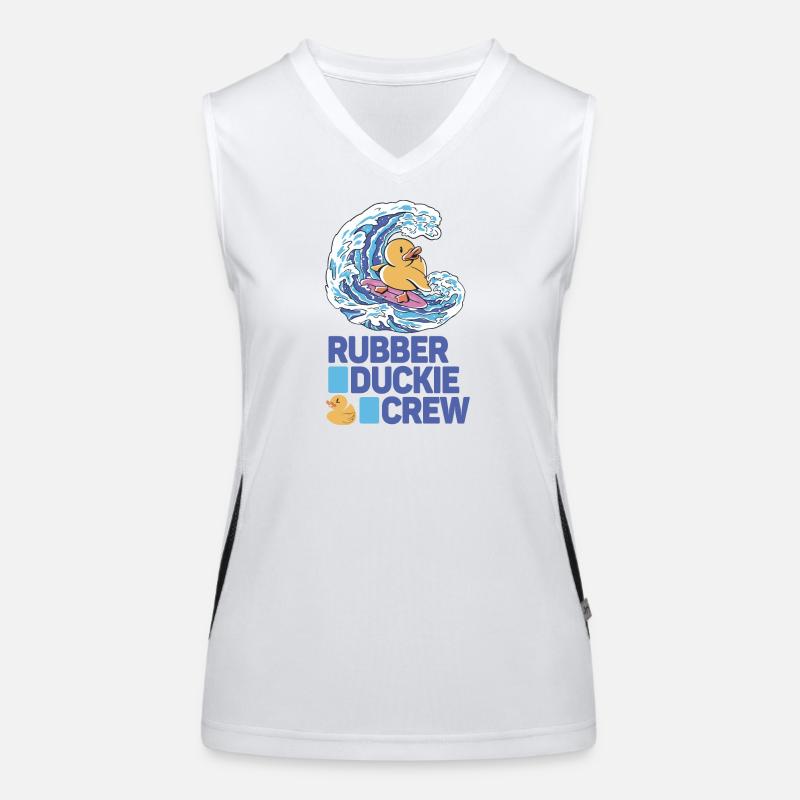 Rubber Duck Rubber Duckie Crew Women's Functional Contrast Tank Top