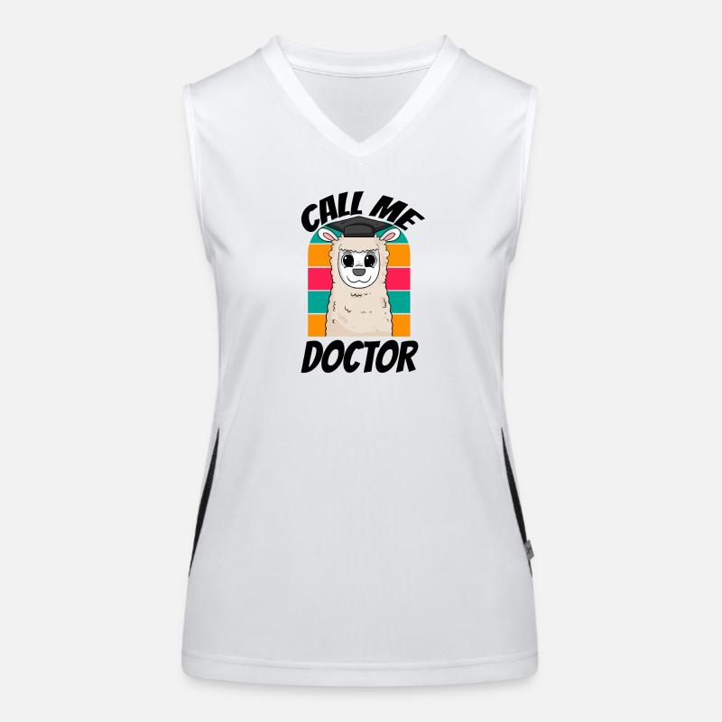 Promotion Doktorarbeit Doktortitel Funktionelles Kontrast-Tank Top für Frauen