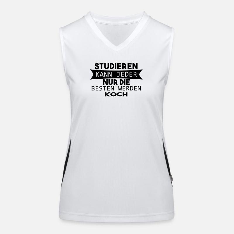 Koch Geschenk Funktionelles Kontrast-Tank Top für Frauen