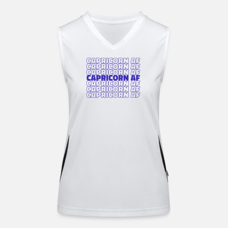 Steinbock Statement Horoskop Sternbild Tierkreis Funktionelles Kontrast-Tank Top für Frauen