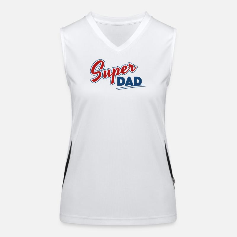 Super Papa Design Débardeur respirant contrasté Femme