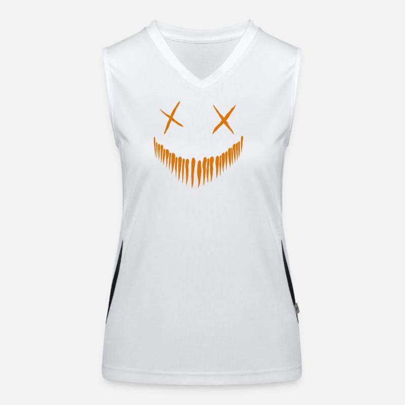 Grimace à la citrouille1 Débardeur respirant contrasté Femme