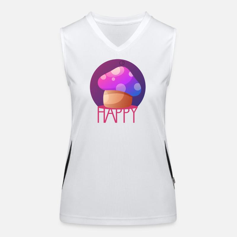MAGIC MUSHROOM by CD Women's Functional Contrast Tank Top