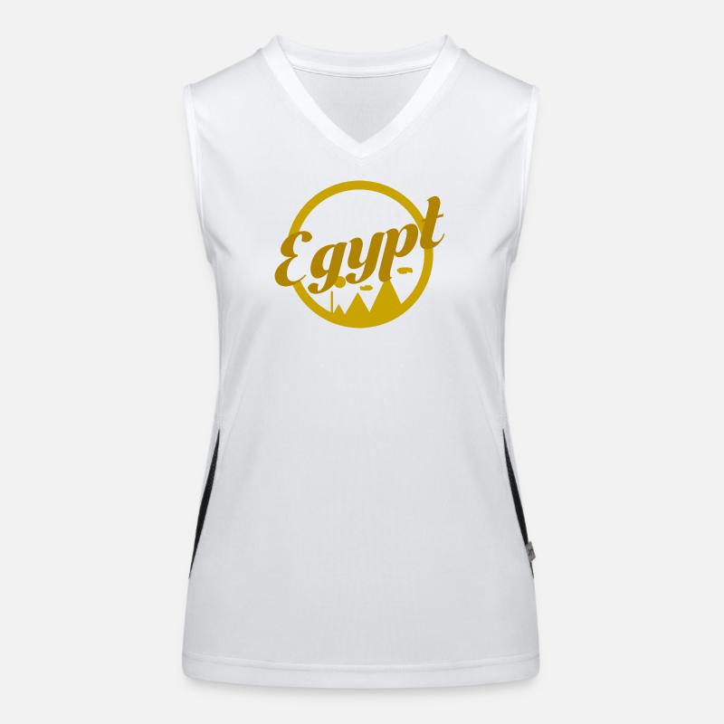 Egypte Egypte Pyramides Le Caire Idée cadeau d’été Débardeur respirant contrasté Femme