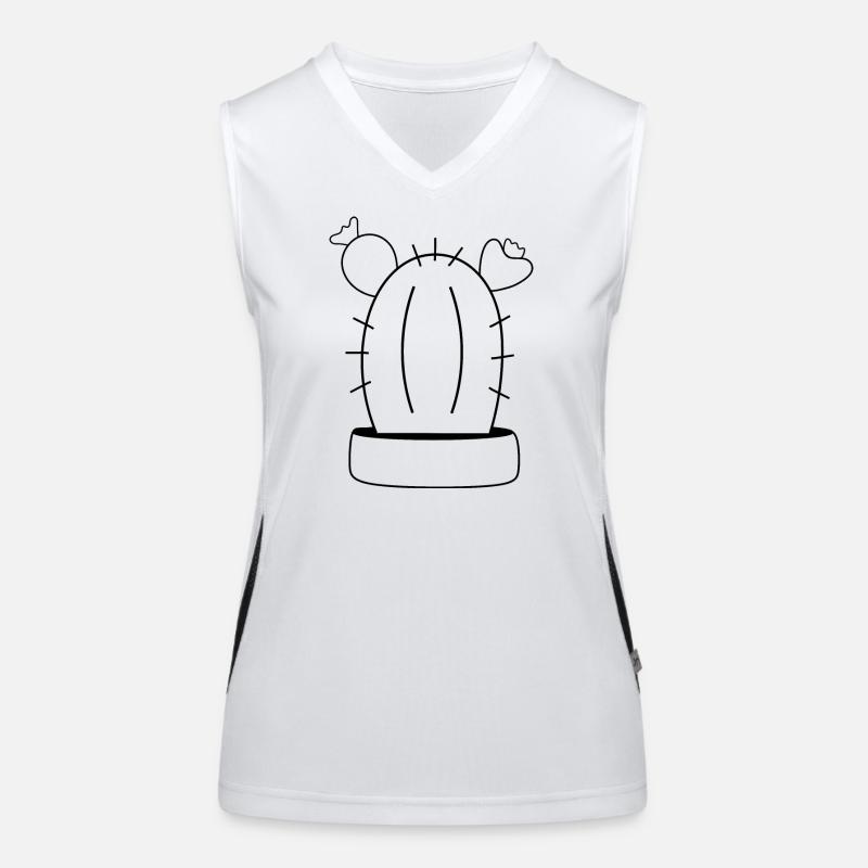 Cactus, cacti, succulents, plant Women's Functional Contrast Tank Top
