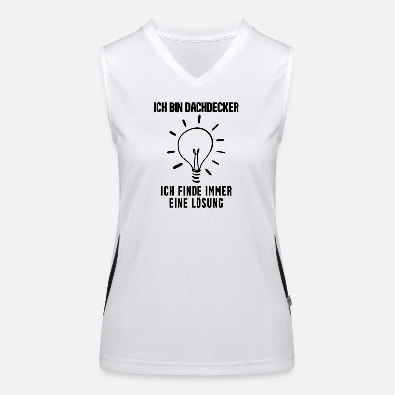 Dachdecker Funktionelles Kontrast-Tank Top für Frauen