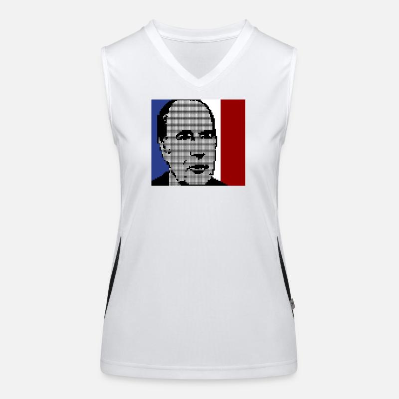 Mitterrand 1981 Débardeur respirant contrasté Femme