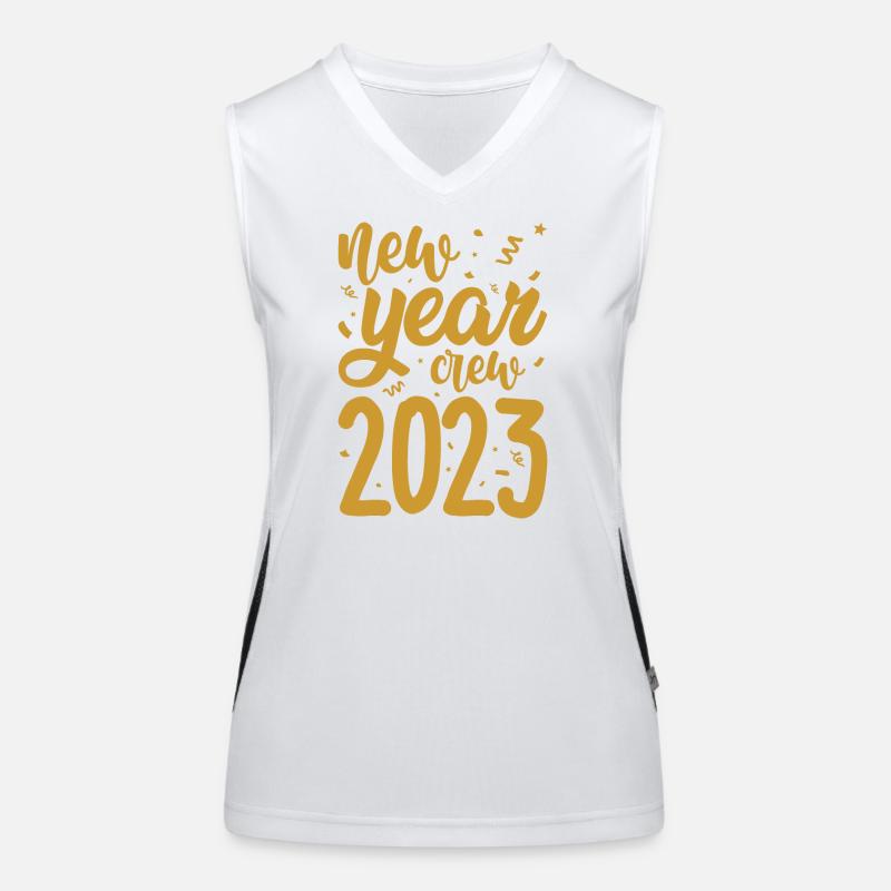 New year crew 2023 Women's Functional Contrast Tank Top