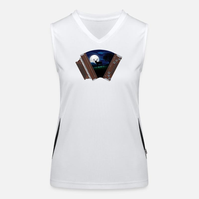 Styrian Accordion Moonlight | ZiachON! Women's Functional Contrast Tank Top