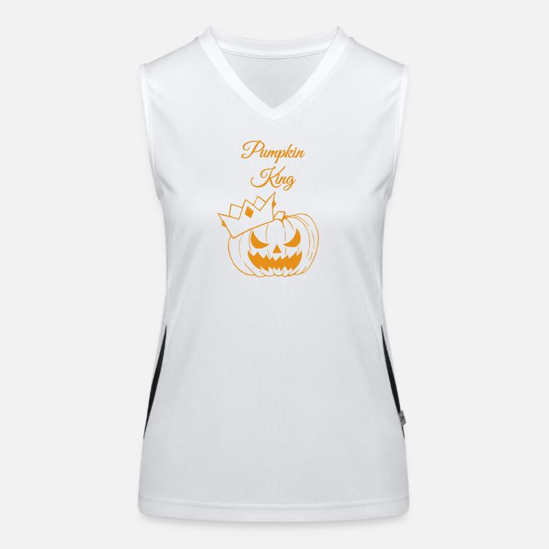 Pumpkin King Funktionelles Kontrast-Tank Top für Frauen