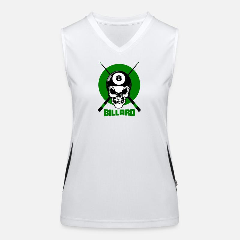 Billard Funktionelles Kontrast-Tank Top für Frauen