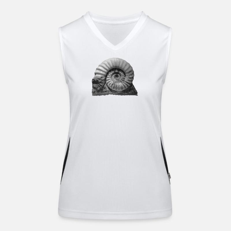 Ammonit Funktionelles Kontrast-Tank Top für Frauen