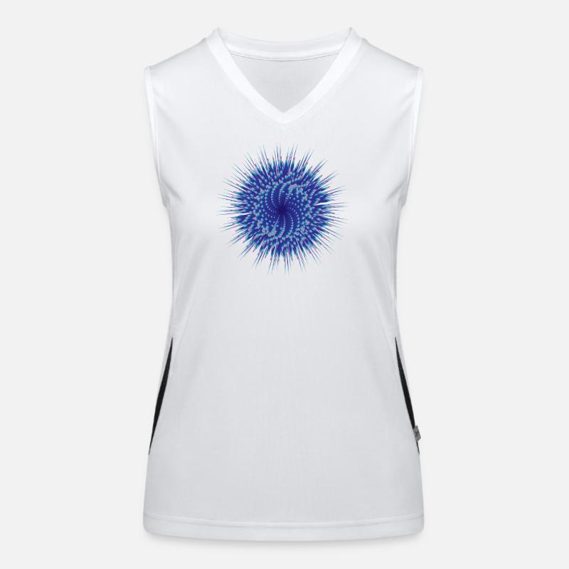 Vector Flower Women's Functional Contrast Tank Top