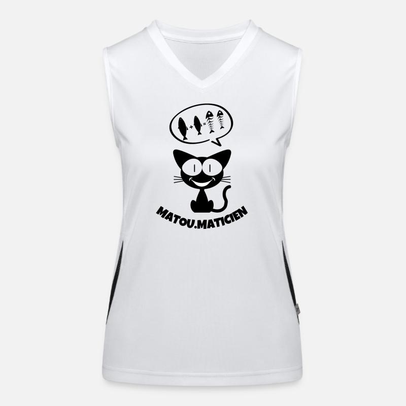 mathématiques, mathématicien, fan de math Débardeur respirant contrasté Femme