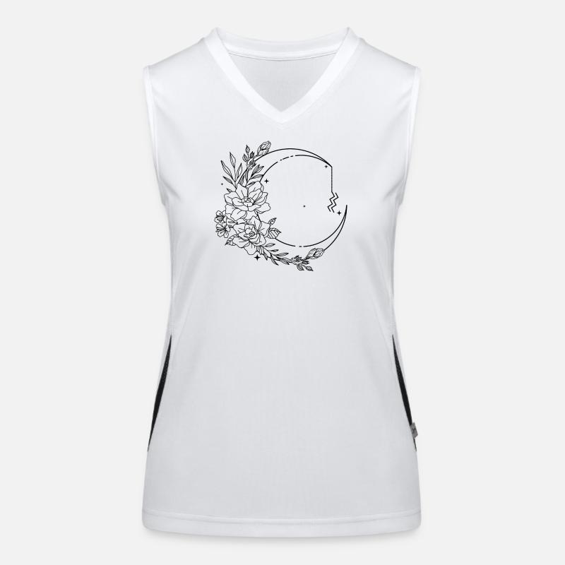 Wassermann-Astrologie Funktionelles Kontrast-Tank Top für Frauen