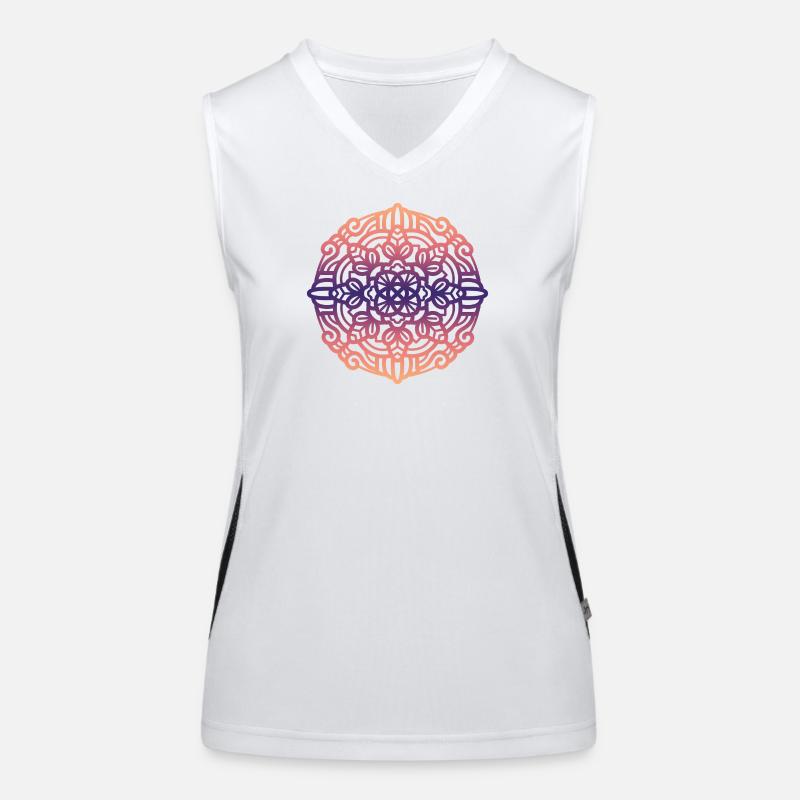 Mandala Débardeur respirant contrasté Femme