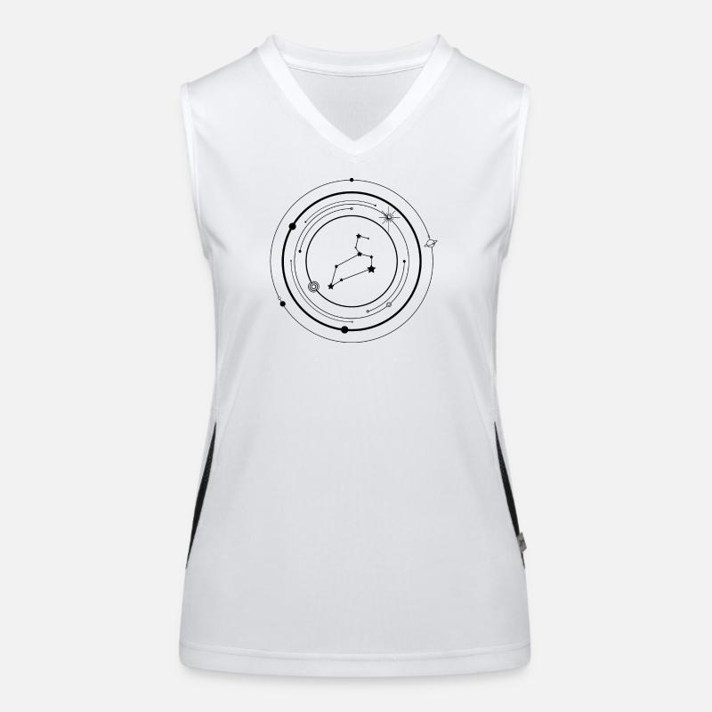 Leo Zodiac Women's Functional Contrast Tank Top