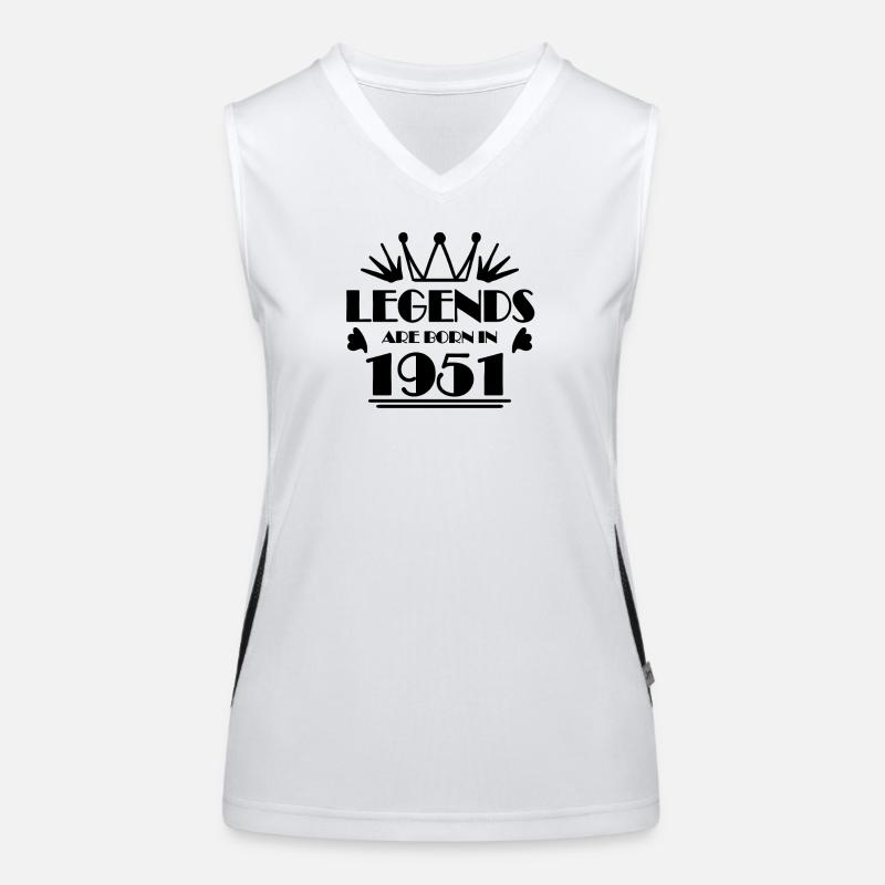 1951 - Born 1951 Women's Functional Contrast Tank Top