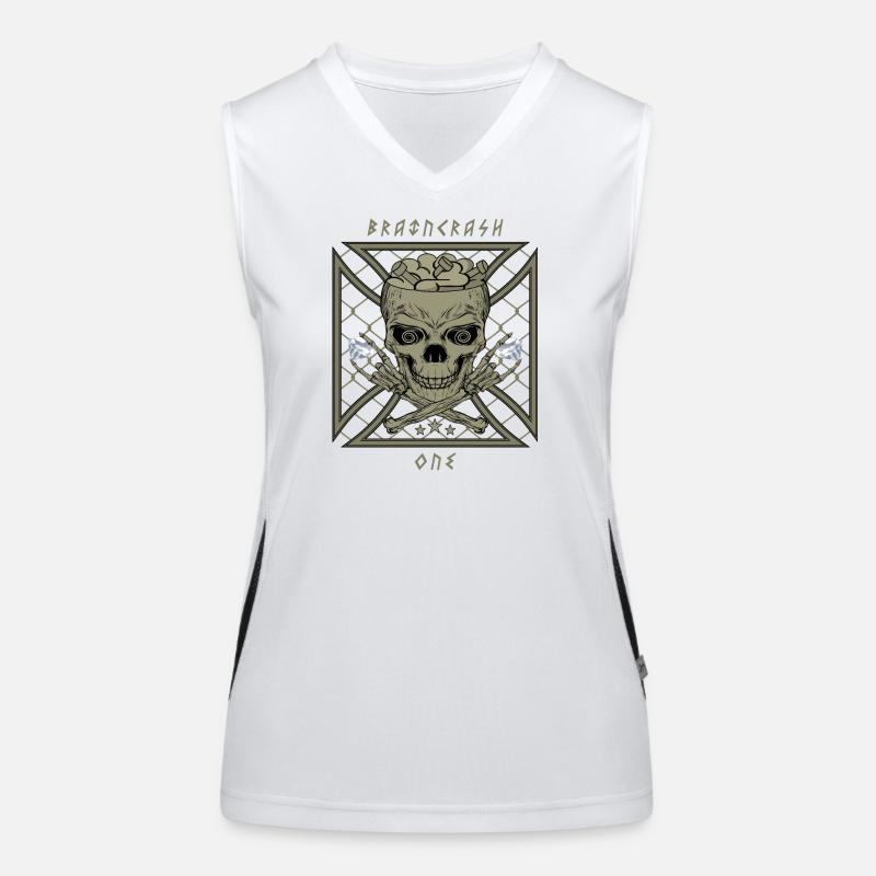Gehirn Crash eins Funktionelles Kontrast-Tank Top für Frauen