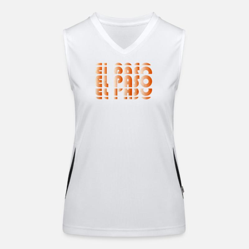El Paso Gradient Grid Women's Functional Contrast Tank Top