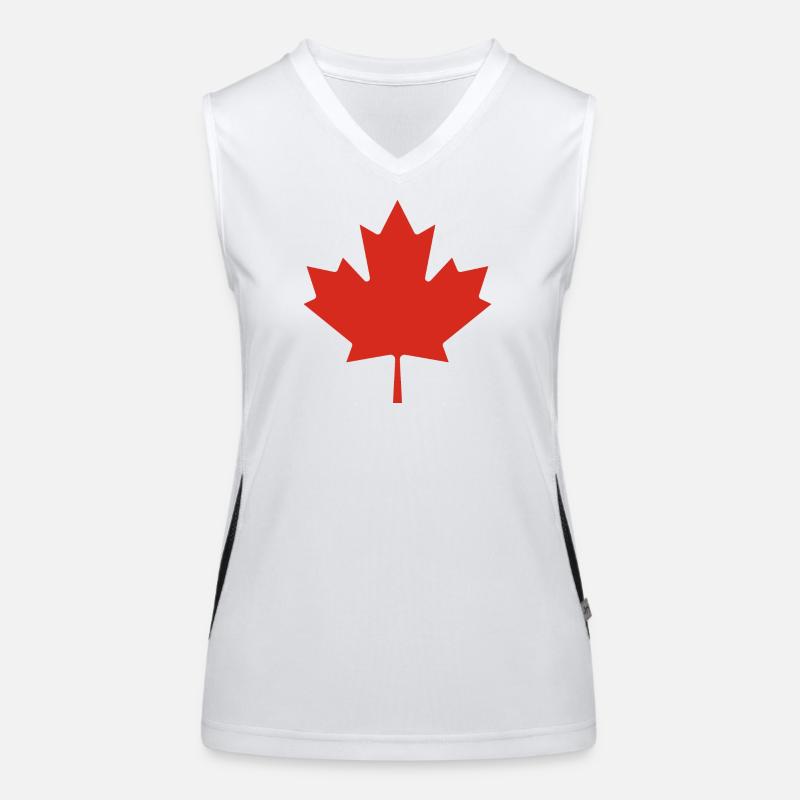 Farbe bekennen – Kanada Funktionelles Kontrast-Tank Top für Frauen