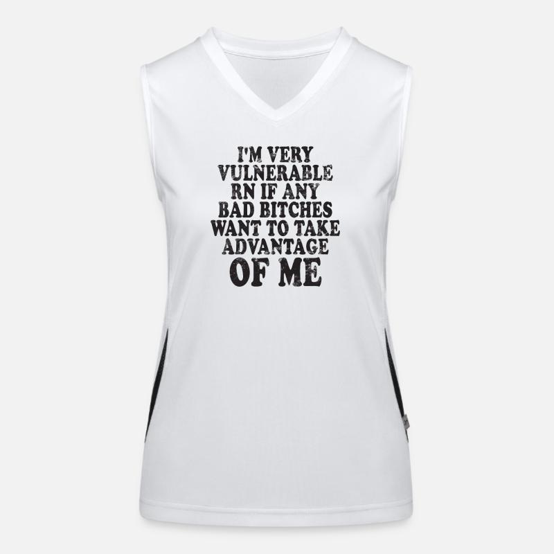I'm Very Vulnerable RN Funktionelles Kontrast-Tank Top für Frauen
