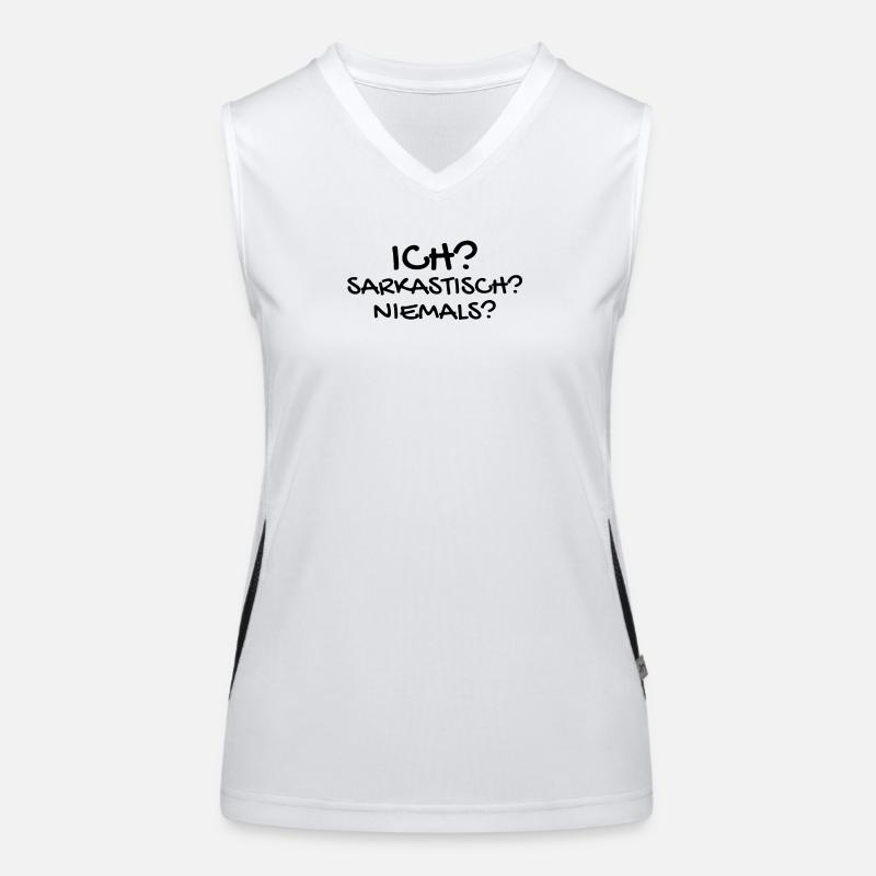 Sarkastisch Sarkasmus Funktionelles Kontrast-Tank Top für Frauen