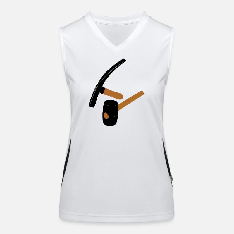 Rubber hammer and sledgehammer Women's Functional Contrast Tank Top