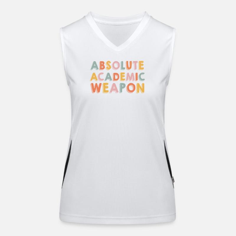 Students Absolute Academic Weapon Women's Functional Contrast Tank Top