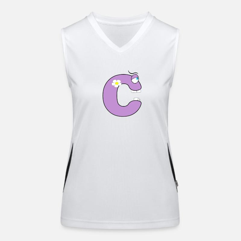 C Funktionelles Kontrast-Tank Top für Frauen