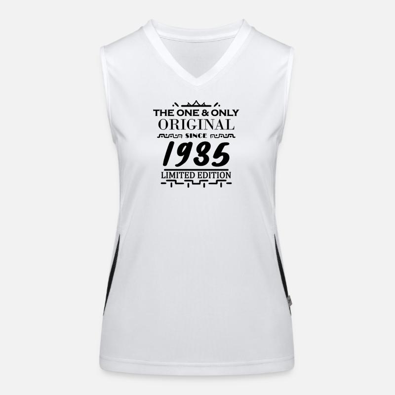 1935 - Année de construction 1935 - Naissance 1935 Débardeur respirant contrasté Femme