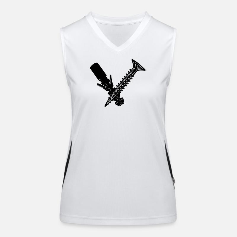 Screw and plug Women's Functional Contrast Tank Top