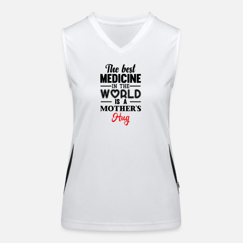 Muttertag, Muttertag, Muttertag, Muttertag, Muttertag Funktionelles Kontrast-Tank Top für Frauen