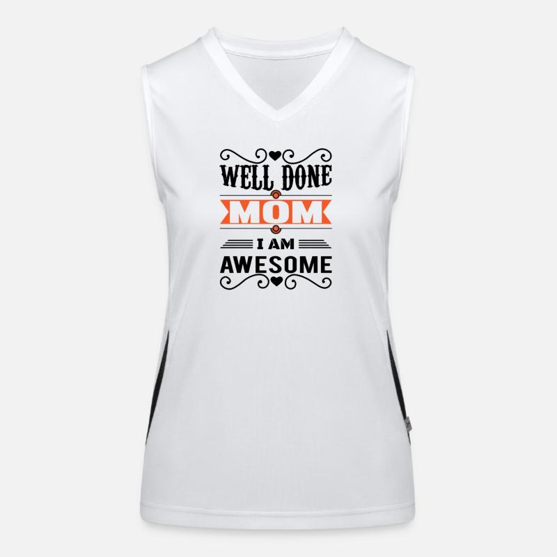 Muttertag, Muttertag, Muttertag, Muttertag, Muttertag Funktionelles Kontrast-Tank Top für Frauen