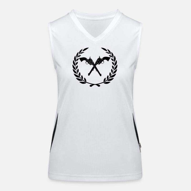 colt 45 in laurel wreath Women's Functional Contrast Tank Top
