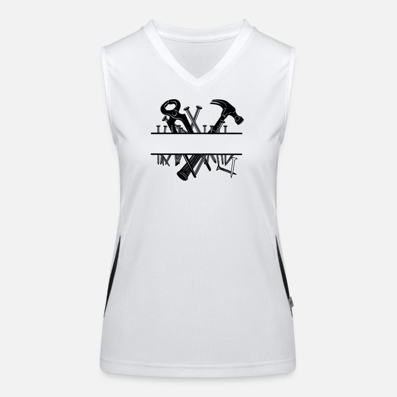 Carpenter logo nails Women's Functional Contrast Tank Top