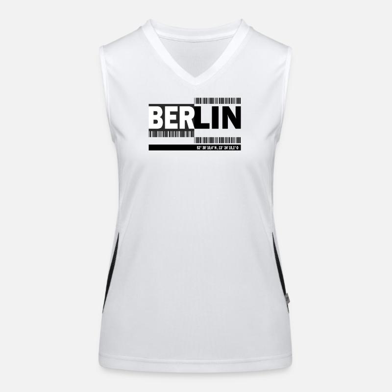 BERLIN - Barcode Women's Functional Contrast Tank Top