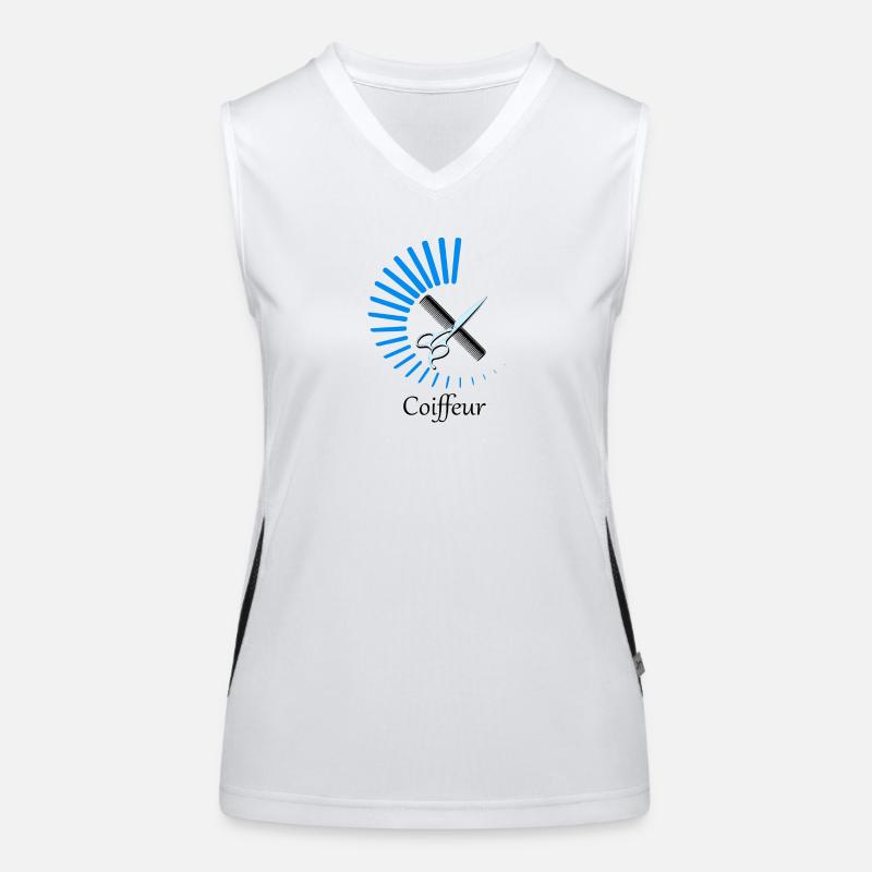 Coiffeur Débardeur respirant contrasté Femme