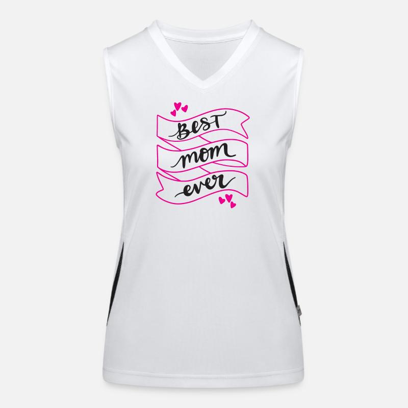 Beste Mutter aller Zeiten Funktionelles Kontrast-Tank Top für Frauen
