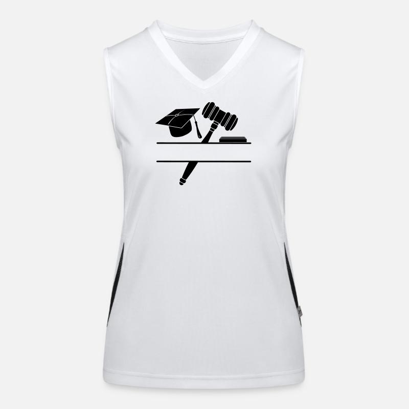Monogram Richter Anwalt Funktionelles Kontrast-Tank Top für Frauen