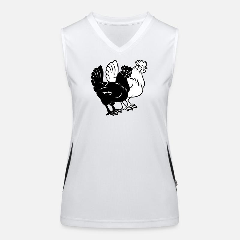 Two chickens Women's Functional Contrast Tank Top
