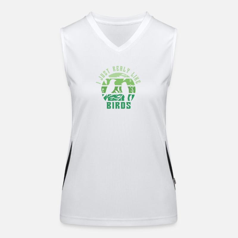 Vogel Design Funktionelles Kontrast-Tank Top für Frauen