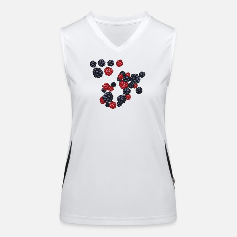 Mûres Débardeur respirant contrasté Femme